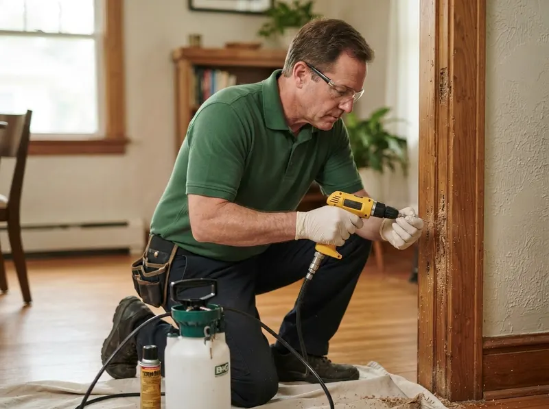 Drywood Termite Spot Treatment in Tampa, FL