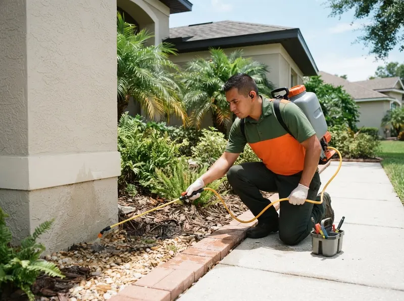 Perimeter Pest Barrier Defense in Tampa, FL